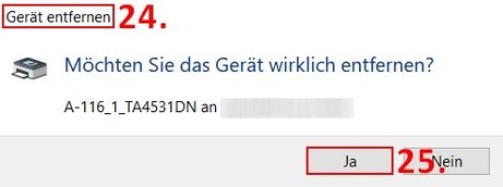 Bild 10: Gerät entfernen Bild 10: Gerät entfernen